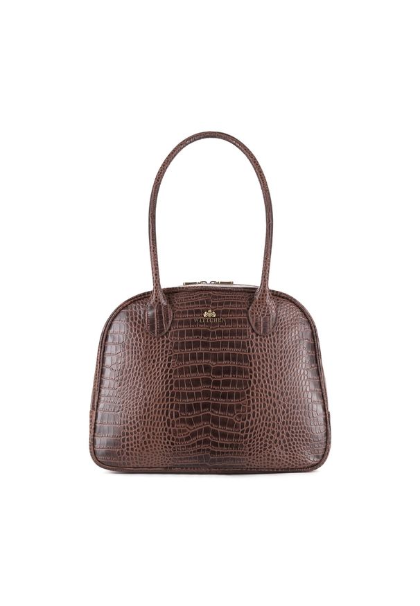 Brązowa shopperka Wittchen elegancka