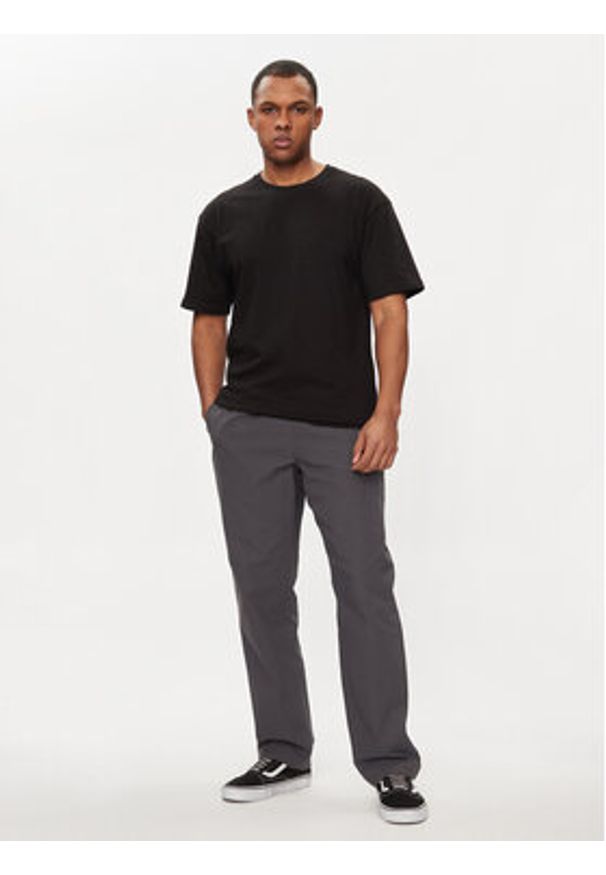 Vans Komplet t-shirtów VN000KHD Czarny Regular Fit. Kolor: czarny. Materiał: bawełna