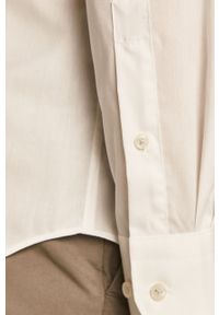 Tommy Hilfiger Tailored - Koszula. Typ kołnierza: kołnierzyk włoski. Kolor: biały. Materiał: tkanina, bawełna. Długość: długie. Wzór: gładki. Styl: elegancki #7