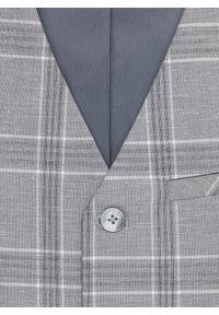 Pako Lorente - PAKO LORENTE – Szara kamizelka jednorzędowa w kratę. Kolor: szary #9