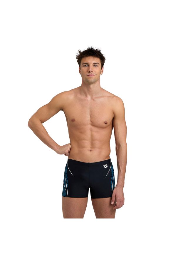 Kąpielówki Arena Modular. Kolor: czarny. Wzór: nadruk