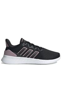 Adidas - Buty adidas Puremotion SE GX0605 - czarne. Zapięcie: pasek. Kolor: czarny. Materiał: syntetyk, materiał. Szerokość cholewki: normalna. Wzór: aplikacja, paski. Model: Adidas Cloudfoam. Sport: turystyka piesza