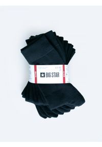 Big-Star - Skarpety męskie bawełniane czarne Longi 906. Kolor: czarny. Materiał: bawełna #8