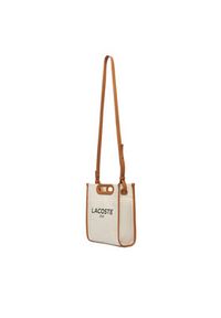 Lacoste Torebka Small Heritage Canvas Tote NF5232TD Beżowy jasny. Kolor: beżowy #3