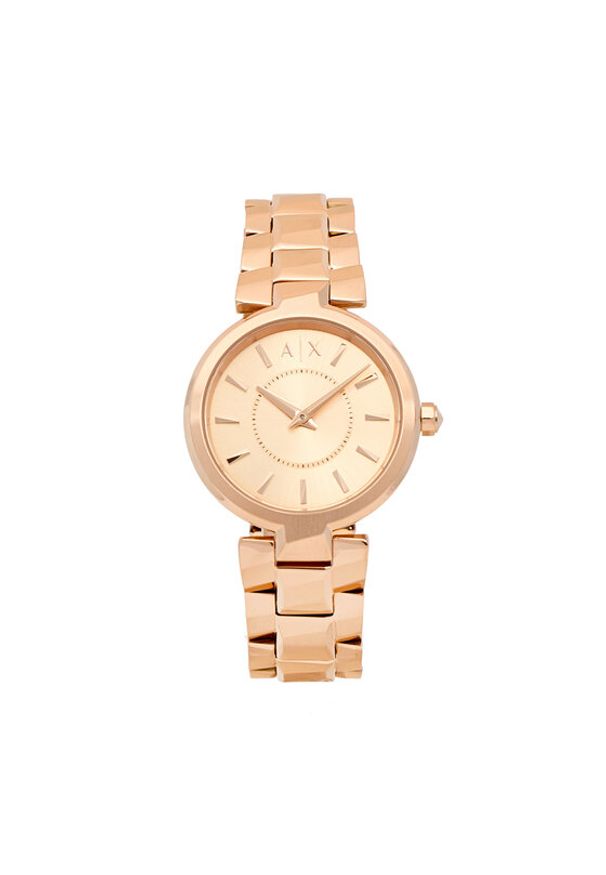 Armani Exchange Zegarek Audelle AX4408 Różowe złoto. Kolor: różowy, złoty, wielokolorowy