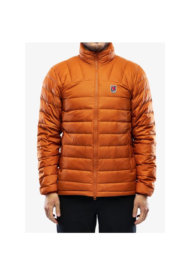 Fjällräven - Kurtka puchowa męska Fjallraven Expedition Pack Down Jacket. Kolor: pomarańczowy. Materiał: puch