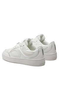 Calvin Klein Jeans Sneakersy Basket Cupsole Low Mix In Met YW0YW01387 Biały. Kolor: biały. Materiał: skóra