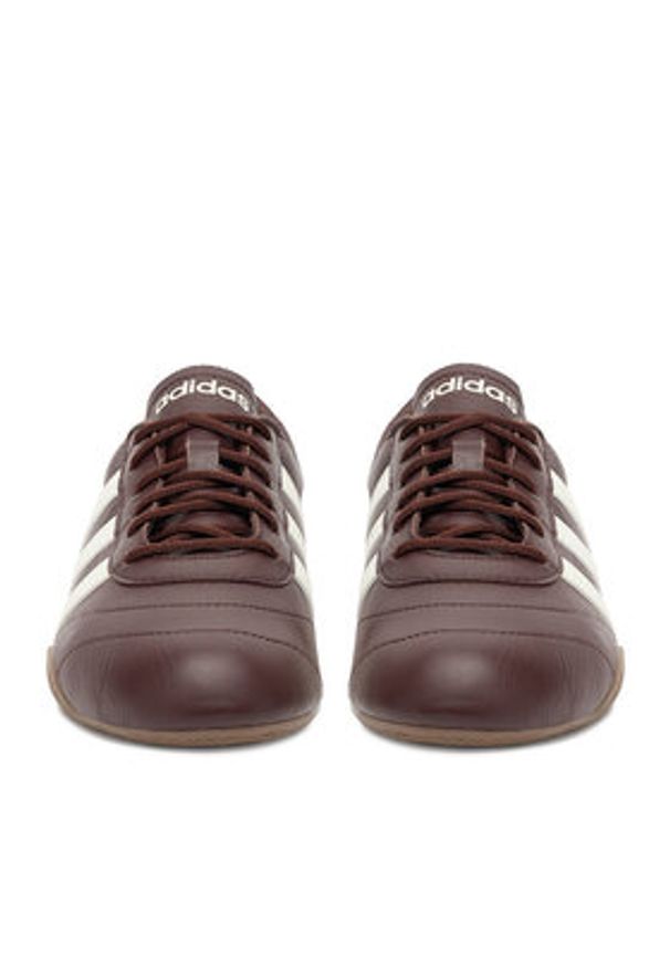 Adidas - adidas Sneakersy GRAND COURT LO JQ9680 Brązowy. Kolor: brązowy. Materiał: skóra