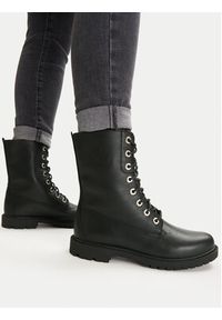 Timberland Trzewiki Premium 8 Inch Lace Up Wp TB0A43MXW021 Czarny. Kolor: czarny. Materiał: skóra #6