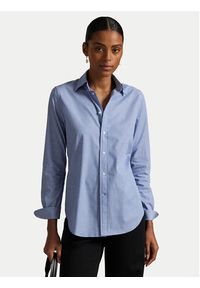 Polo Ralph Lauren Koszula 211941509004 Błękitny Slim Fit. Typ kołnierza: polo. Kolor: niebieski. Materiał: bawełna #7