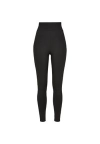 Urban Classics - Legginsy Damskie Z Wysokim Stanem 2pak. Stan: podwyższony. Kolor: czarny