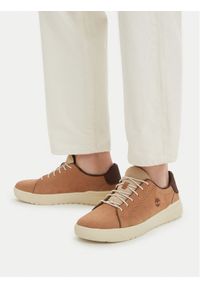 Timberland Sneakersy Seneca Bay TB0A41F7EM51 Brązowy. Kolor: brązowy. Materiał: skóra, nubuk #1