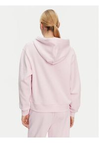 TOMMY HILFIGER - Tommy Hilfiger Bluza Contrast Flag WW0WW45979 Różowy Regular Fit. Kolor: różowy. Materiał: bawełna #5