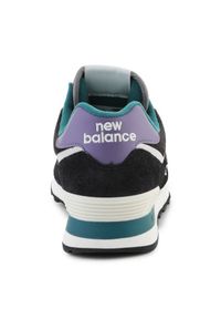 Buty New Balance U574LV2 czarne. Okazja: na spacer, na co dzień. Kolor: czarny. Materiał: materiał. Model: New Balance 574. Sport: turystyka piesza