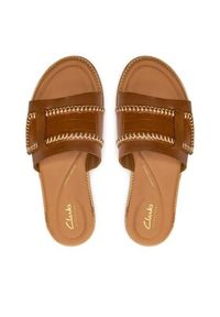 Clarks Klapki Maritime Mule 26176402 Brązowy. Kolor: brązowy. Materiał: skóra #5