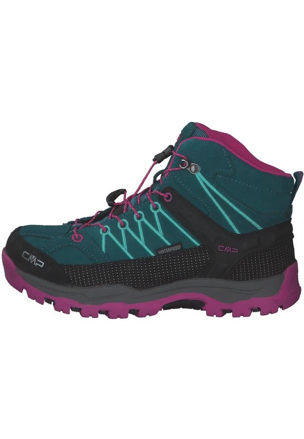 Buty dla dziewczynek CMP Kids Rigel Mid WP. Kolor: różowy. Styl: sportowy. Sport: turystyka piesza