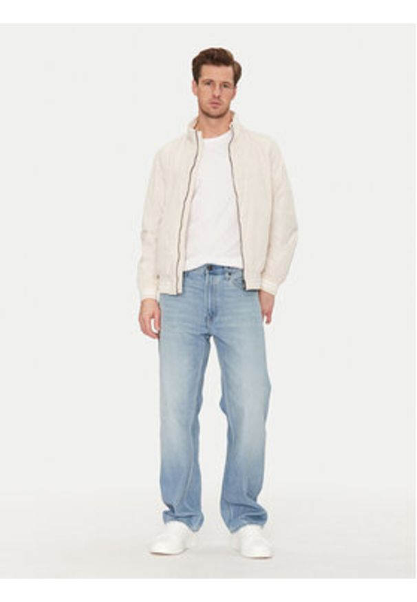 Guess Kurtka bomber M5GL28 WH762 Beżowy Regular Fit. Kolor: beżowy. Materiał: syntetyk