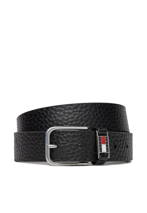 Pasek Męski Tommy Jeans. Kolor: czarny