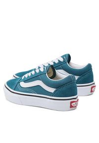 Vans Tenisówki Old Skool VN000W9T9EM1 Niebieski. Kolor: niebieski. Materiał: zamsz, skóra