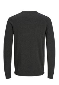 Jack & Jones - Jack&Jones Sweter Basic 12137190 Szary Regular Fit. Kolor: szary. Materiał: bawełna #5