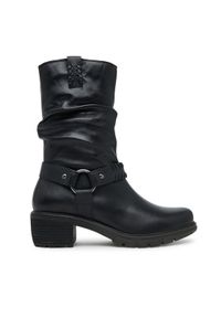 Pikolinos Botki W1T-9590C1 Czarny. Kolor: czarny. Materiał: skóra