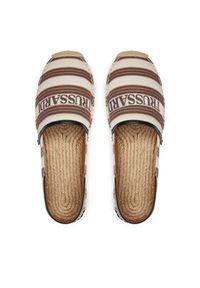 Trussardi Jeans - Trussardi Espadryle 77A00445 Beżowy. Kolor: beżowy. Materiał: materiał #6