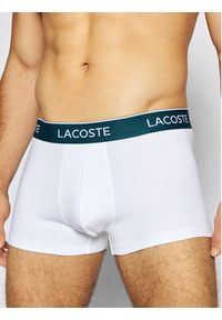 Lacoste Komplet 3 par bokserek 5H3389 Biały. Kolor: biały. Materiał: bawełna #4