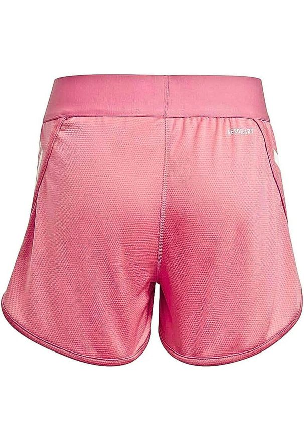 Spodenki treningowe dla dzieci Adidas G A.R 3S. Kolor: różowy. Materiał: poliester
