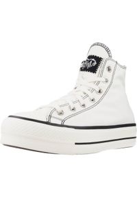 Tenisówki Converse Model Chuck Taylor All Star Lift Hi Kolor Biały. Kolor: biały. Materiał: tkanina