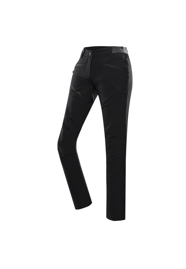 ALPINE PRO - Spodnie damskie trekkingowe Alpine Pro Ramela. Kolor: czarny. Sezon: lato. Sport: turystyka piesza