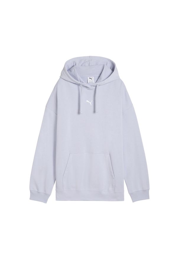 Bluza damska z kapturem Puma Oversized. Typ kołnierza: kaptur. Kolor: niebieski