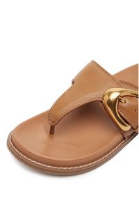 Gino Rossi Japonki CLAUDIE-R25SS03088 Brązowy. Kolor: brązowy. Materiał: skóra