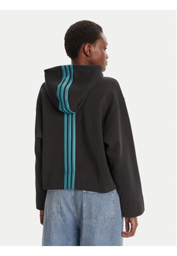 Adidas - adidas Bluza Farm JL8607 Czarny Loose Fit. Kolor: czarny. Materiał: bawełna