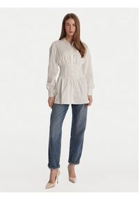 Guess Koszula W6GH97 W2412 Biały Regular Fit. Kolor: biały. Materiał: bawełna #4