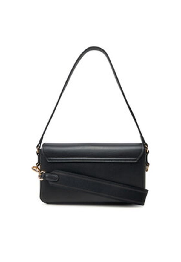 TOMMY HILFIGER - Tommy Hilfiger Torebka Th Distinct Conv Crossover AW0AW17219 Czarny. Kolor: czarny. Materiał: skórzane