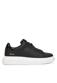 Just Cavalli Sneakersy 79QA3SBG ZPB65 Czarny. Kolor: czarny. Materiał: skóra