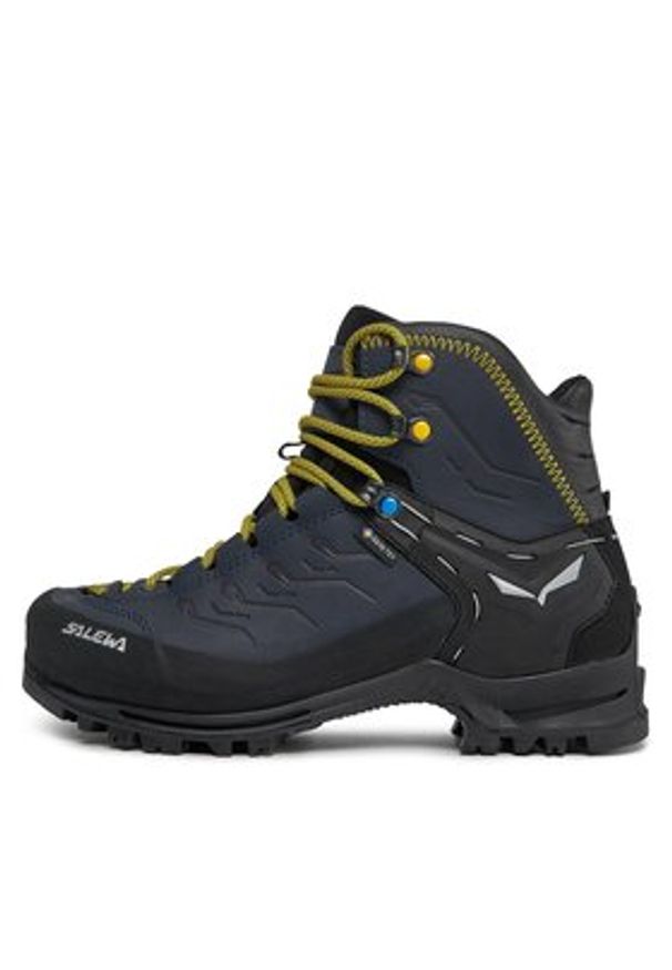 Salewa Trekkingi Rapace Gtx GORE-TEX 61332-0960 Granatowy. Kolor: niebieski. Materiał: skóra, nubuk. Technologia: Gore-Tex. Sport: turystyka piesza