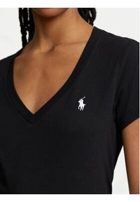 Polo Ralph Lauren T-Shirt 211902403003 Czarny Regular Fit. Typ kołnierza: polo. Kolor: czarny. Materiał: bawełna