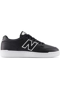 Buty unisex New Balance BB480LBT – czarne. Okazja: na co dzień. Kolor: czarny. Materiał: dresówka, skóra, materiał. Szerokość cholewki: normalna. Sport: turystyka piesza