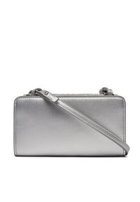 Calvin Klein Torebka Ck Must Mini Bag_Emb K60K611384 Srebrny. Kolor: srebrny. Materiał: skórzane