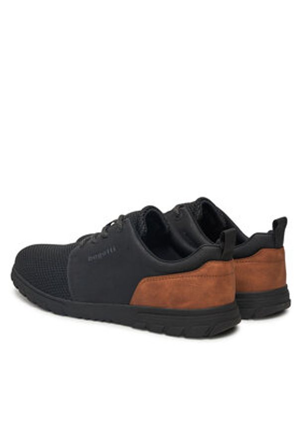 Bugatti Sneakersy 325-AFE02-6900-1000 Czarny. Kolor: czarny. Materiał: materiał