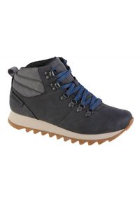 Buty Merrell Alpine Hiker M J004303 szare. Wysokość cholewki: za kostkę. Kolor: szary. Materiał: materiał. Szerokość cholewki: normalna. Sport: turystyka piesza