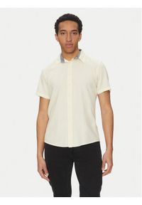 Blend Koszula 20717866 Biały Regular Fit. Kolor: biały. Materiał: len