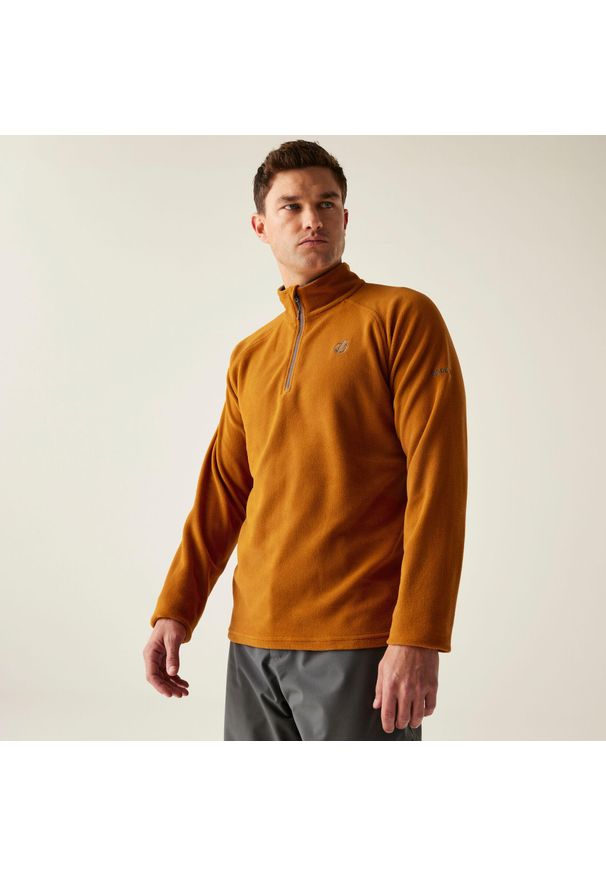 DARE 2B - Freethink II Męski polar narciarski z zamkiem błyskawicznym. Kolor: pomarańczowy. Materiał: polar. Sezon: zima. Sport: narciarstwo