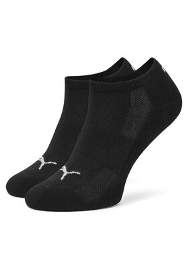 Puma Zestaw 3 par niskich skarpet unisex 938626 Czarny. Kolor: czarny. Materiał: bawełna, materiał