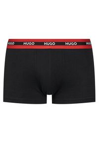 Hugo - HUGO Komplet 3 par bokserek 50492375 Czarny Regular Fit. Kolor: czarny. Materiał: bawełna #6