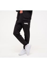 Spodnie dresowe męskie Puma Gym & Pilates. Kolor: czarny. Materiał: dresówka. Sport: joga i pilates #1