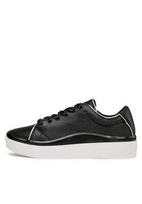 Calvin Klein Sneakersy Cupsole Wave Lace Up HW0HW01349 Czarny. Kolor: czarny. Materiał: skóra #2