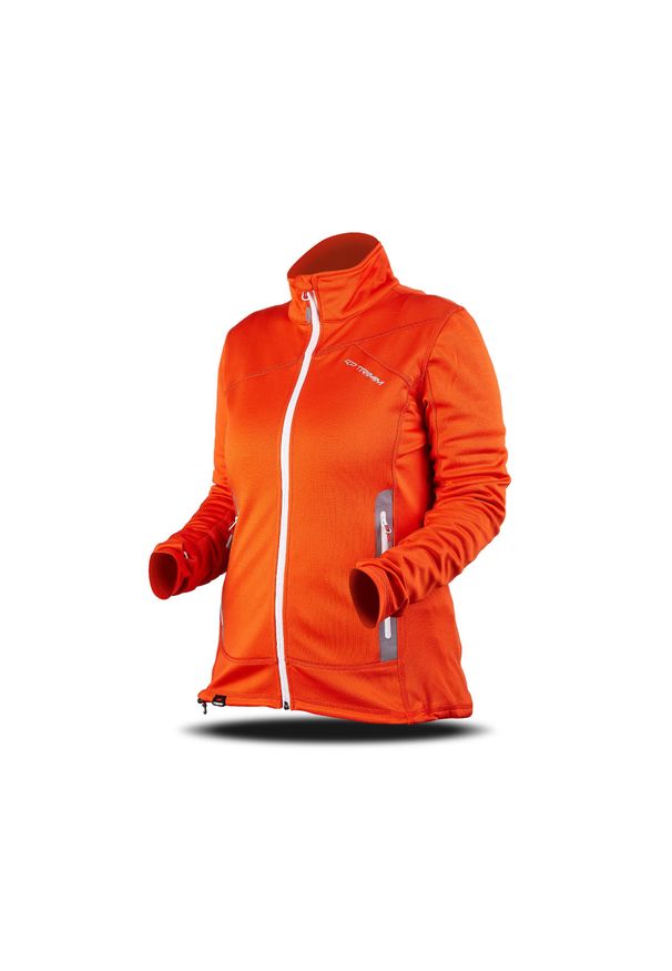 TRIMM - Bluza Trimm ECHO LADY. Kolor: pomarańczowy. Sport: wspinaczka