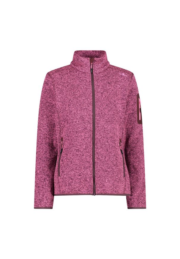 Damski polar CMP. Kolor: fioletowy, wielokolorowy, różowy. Materiał: polar. Sport: turystyka piesza